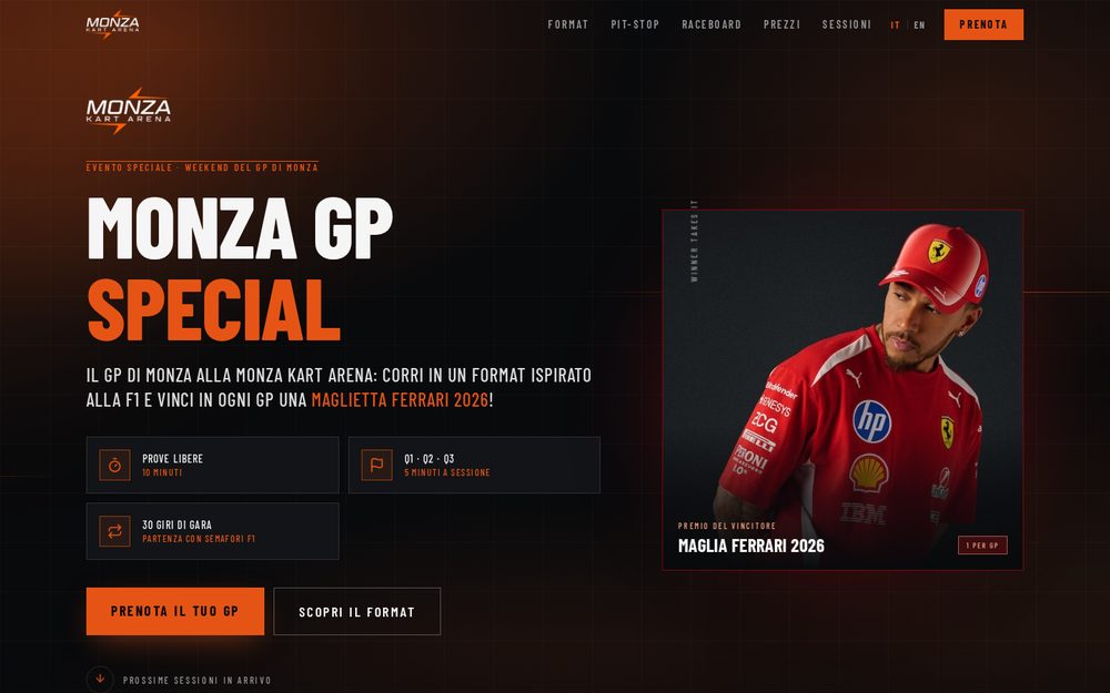 Anteprima del sito Monza GP Special
